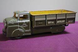 Tin Plate Royal Artillery Truck In Original Condition #