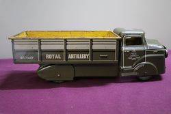 Tin Plate Royal Artillery Truck In Original Condition 