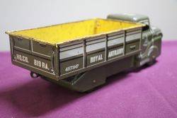 Tin Plate Royal Artillery Truck In Original Condition 