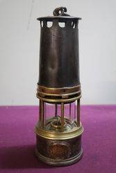 Early Brass + Metal Miners Lamp 