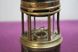 Early Brass + Metal Miners Lamp 