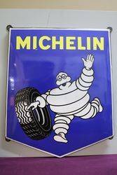 Michelin Enamel Advertising Sign 