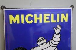 Michelin Enamel Advertising Sign 