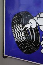 Michelin Enamel Advertising Sign 