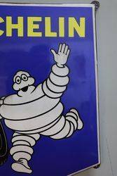 Michelin Enamel Advertising Sign 