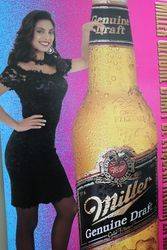 Miller Brewing Tin Advertising Sign 