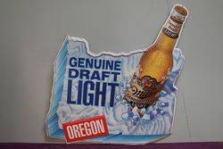 Miller Brewing Tin Advertising Sign 