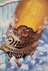 Miller Brewing Tin Advertising Sign 