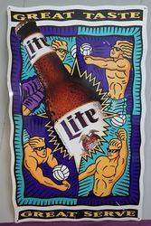 Miller Brewing Tin Advertising Sign #