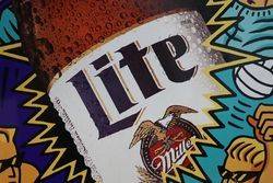 Miller Brewing Tin Advertising Sign