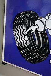 Michelin Enamel Advertising Sign 