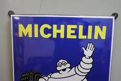 Michelin Enamel Advertising Sign 