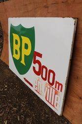 BP Enamel Advertising Sign 