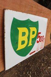 BP Enamel Advertising Sign 