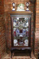 Late Victorian Mahogany Display Cabinet