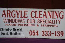 Argyle Cleaning Advertising Sign 