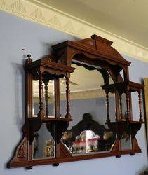 mahogany wall mirror