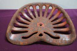  Antique Cast Iron Tractor- Implement Seat   #