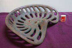 Cast Iron Tractor Seat  