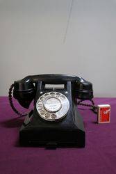 Early C20th Bakelite Pyramid Telephones 