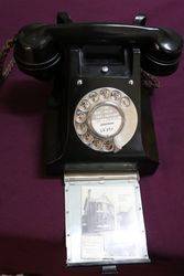 Early C20th Bakelite Pyramid Telephones 