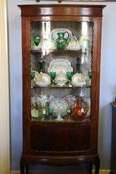 Mahogany Display Cabinet