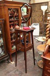 Late Victorian Mahogany Wig Dressing Stand C1900