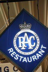 RAC Restaurant Light Box 