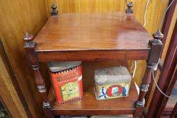 A Early 19th Century George IV Mahogany FourTier Walnut Fitted with a Drawer 