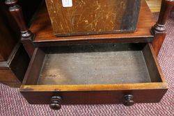 A Early 19th Century George IV Mahogany FourTier Walnut Fitted with a Drawer 