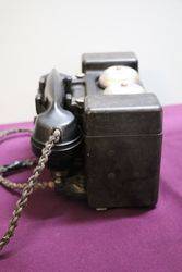 WW2 All Bakelite andquotFandquot MkII Field Telephone 