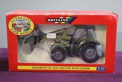 132 Britains Hurlimann SX 1500 Tractor With Loader Model 