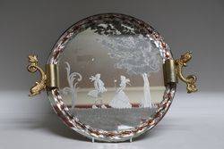 Decorative Murano Glass Tray  #