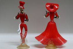 Fine Pair Of Murano Figures  