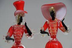 Fine Pair Of Murano Figures  