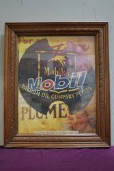 Framed Mobil Vacuum Poster #