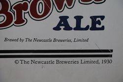 Newcastle Champion Brown Ale Tin Advertising sign 