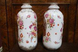 Pair OF Austrian Porcelain Vases C1900 