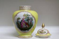 Pair Of Late 19th Century Dresden Vases C1900 