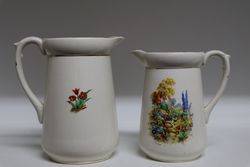 Set Of 3 Falcon Ware China Jugs 