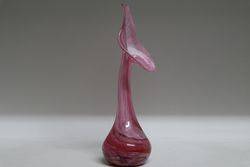 Tulip Art Glass Vase 