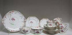 A Charming Royal Doulton The Rosalie 21 Piece Tea Set 