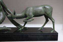 Art Deco Spelter Group C1930 