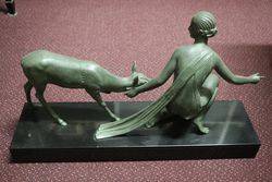 Art Deco Spelter Group C1930 