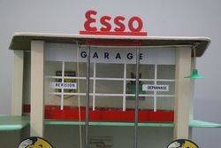 A Model Garage Surmounted With Esso Livery 