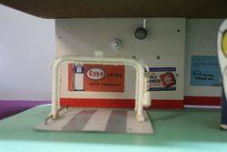 A Model Garage Surmounted With Esso Livery 