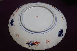 Large Imari Charger With Scalloped Edge C1900 