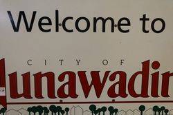 City Of Nunawading Aluminum Sign 