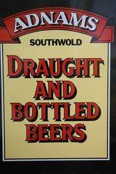 Adnams Southwold Beers Enamel advertising Sign  