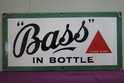 Bass Enamel Advertising Sign 